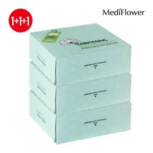 [메디플라워] 엠보싱 소프트 화장솜 300매x3