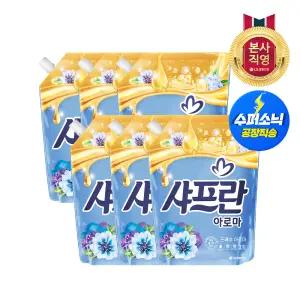 샤프란 아로마 프레쉬 아로마 리필 2.1L x6개