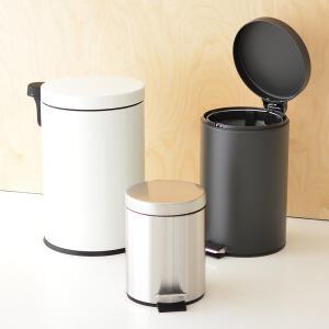 종량제 모던 무소음 페달휴지통 5L 10L 20L
