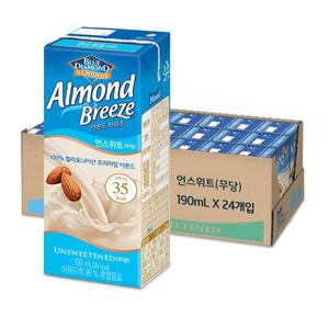 매일유업 아몬드브리즈 언스위트 190ml x 24ea 1box
