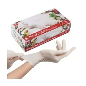 애니가드 라텍스 위생장갑 100매입