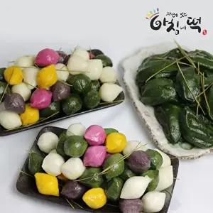 [아침에떡] 이호성님의 정성담은 송편세트 3호 3kg (오색송편 3봉)
