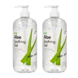 꽃을든남자 수분이 꽉 차 더 촉촉한 리얼 알로에 수딩젤 1000ml 2개