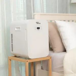 아트박스/미니짱 mz-20 화이트 이동식 미니 소형 화장품 냉온장고