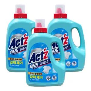 피죤 액츠 퍼펙트 실내건조 용기 3L 3개 / 일반드럼겸용 액상 액체 세탁세제