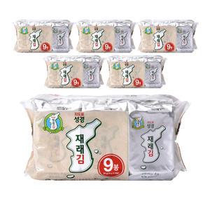 지도표 성경김 재래 식탁김 4g 9봉 X 6개(총54봉)