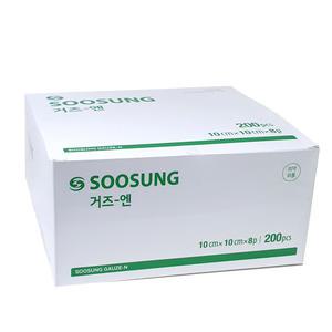 수성접은거즈 4x4x8p,10cmx10cmx8겹,200매입