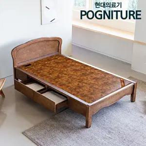 [현대의료기][SK단독] HD G206V2SS 서랍형 슈퍼싱글 황토숯볼 흙침대