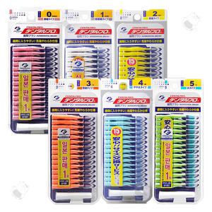 덴탈프로 일본정품 잭슨덴탈프로 치간칫솔 15P 휴대용캡포함