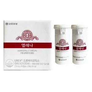 유한양행 엘레나 UREX 프로바이오틱스 170mg x 60캡슐 1개 / 써클