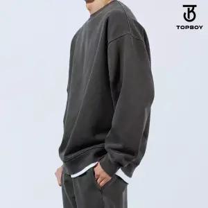 헤비듀티 피그먼트 오버핏 맨투맨 (TOP135)