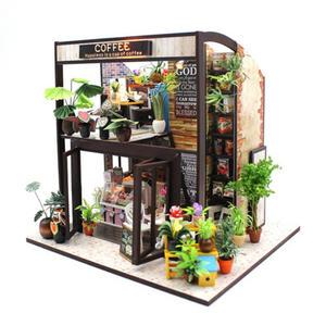 DIY 미니어처 하우스 Coffee House 한글설명서 포함