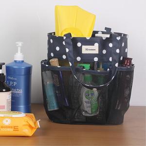 멀티포켓 그물망 목욕가방 워시백/ 사우나 헬스장 샤워 욕실바구니