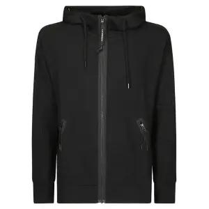 [명품] CP 24FW 디아고날 레이즈드 플리스 고글 후드집업 블랙 17CMSS028A ..