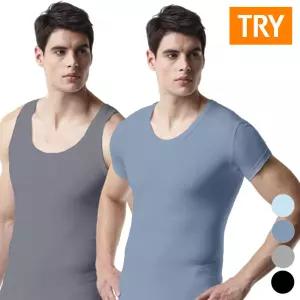 (30%즉시할인) TRY 컬러런닝 (3매입) / 반팔런닝 (2매입) 남성런닝 남성속옷