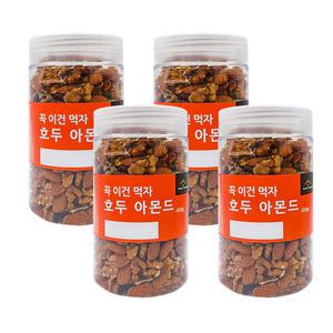 굿모닝너츠 이건먹자 호두 아몬드 4통/총1.8kg내외