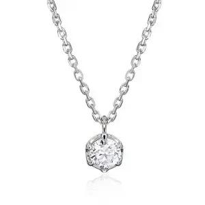 [하나다이아몬드]2부 랩다이아몬드 14k 18k 심플 6발 데일리 목걸이 이루 HNLDN0130