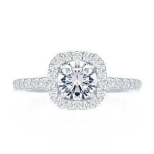 [하나다이아몬드]1.5캐럿 랩 다이아몬드 14k 18k 프로포즈 웨딩 헤일로 반지 페트라 HNLDR1.5C5