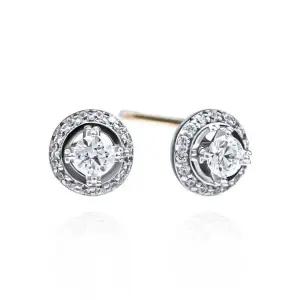 [하나다이아몬드]1부 랩다이아몬드 14k 18k 프로포즈 데일리 귀걸이 멜리나 HNLDER0141