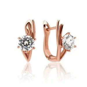 [하나다이아몬드]3부 랩 다이아몬드 14k 18k 웨딩 결혼 기념일 선물 귀걸이 로렌스 HNLDR0363