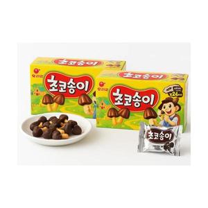 오리온 초코송이 1728g 대용량 낱개포장 (36g x 24입 x 2세트) | 가족용 간식세트 파티용 초콜릿 과자 박스