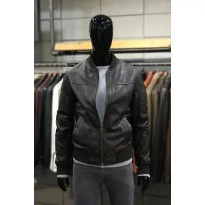 [빠니깔레] 이태리직수입 오일워싱빈티지다크브라운 양가죽보머 f-iljp01dbr [P002855511]