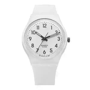 스와치 시계 SO28W107-S14 NEW CORE JUST WHITE SOFT 우레탄밴드 여자시계 여성시계 당일발송