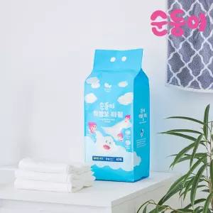 순둥이 일회용 수건 빅엠보 타월 중형 40매 1팩 /물놀이 목욕 여행 스포츠 페이스타올