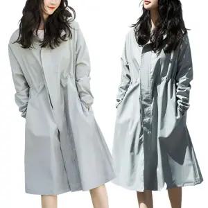 골프 캠핑 여성 우비 그레이 레인 코트 판초 우의 비옷/방풍/커플/장마/학교/교사/등산/패션/여행/낚시