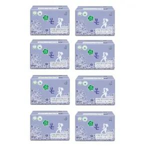 유기농본 100% 유기농 순면패드 착한 생리대 오버나이트 10매 x 8팩