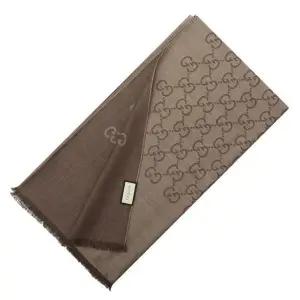 [구찌] GG 울 실크 스카프 / 165904 3G646 9664