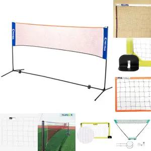 아이워너 멀티네트 5M 블루오렌지/연습/족구/테니스/네트/휴대용/멀티/이동식/배드민턴/스포츠/야유회