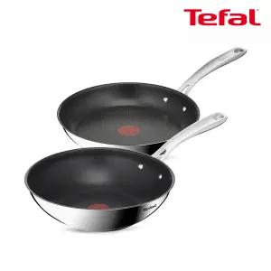 테팔 인덕션 퍼펙트 레지스트 2종(후라이팬28+웍28)