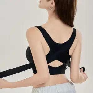 바른자세 서포트 브라 스포츠 심리스 보정 교정 밴드 브라탑