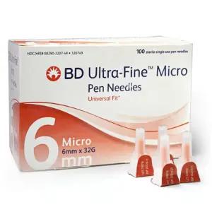 BD 펜니들 인슐린펜니들 울트라파인 320749 100개 32G 6MM