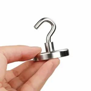 (몬스터킹) 네오디뮴 강력 자석후크(42x50mm)/사무실/업소/고리/후크/매장/걸이/마그네틱/스테인리스