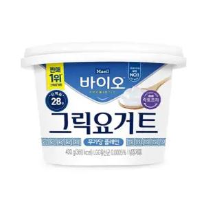 매일 바이오 그릭요거트 무가당 플레인 400G X 6개입