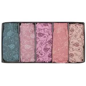 여성 맥시 면스판 삼각팬티 / 5매입 선물용박스구성