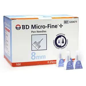BD 펜니들 인슐린펜니들 마이크로파인 320471 100개 31G 8MM