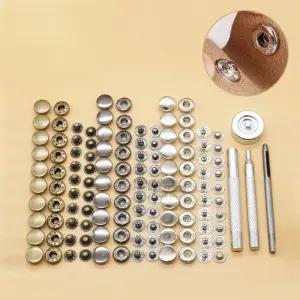 금속 똑딱이 스냅 단추 스프링도트 30세트 DD-11832 똑딱이단추 스냅단추 똑단추 똑딱단추