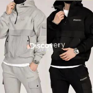 디스커버리 IW 3단 헤비 반집업 후드 트레이닝복 세트 - 봄 신상(남여공용)