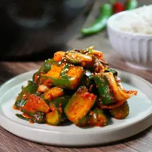 전라도 손맛 국내산 오이부추김치 1kg