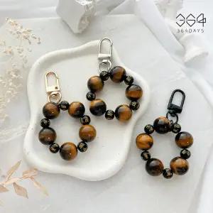 364days 천연 호안석키링 불교 옴마니반메훔 원석키링 금전운 재물운 행운