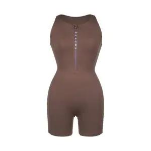 [롯데백화점]레노마 여성 백트임 포인트 지퍼 3부 반신수영복 LF2F052-BR