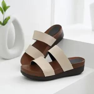 [갓슈] 갓슈 롤란 더블스트랩 가보시힐 쿠션 슬리퍼