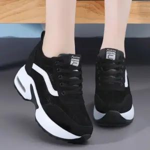 [모두모아]9cm 키높이운동화 2컬러 에어 쿠션 운동화 스니커즈 속굽운동화 여성운동화 여자운동화