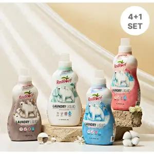 [레드루트]4+1 set 유아 아기 안심 세탁 세제 1000ml