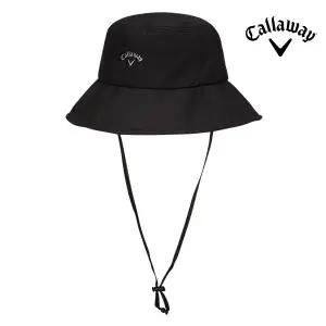 [캘러웨이] 2026 라이트 와이어 버킷햇 남성용 골프모자 블랙/실버