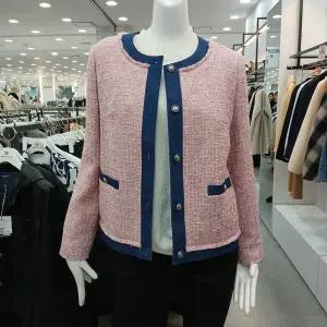 [샤트렌]데님배색 트위드 자켓 HCFSJK201
