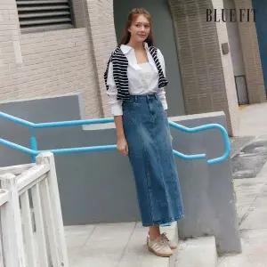 [하프클럽/블루핏]블루핏 NEW  데님 스커트